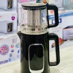 چای‌ساز مایر مدل MR-948 | طراحی روی‌هم با توان 2000 وات و تنظیم دمای دقیق